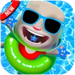 my new talking tom pool guide android application logo